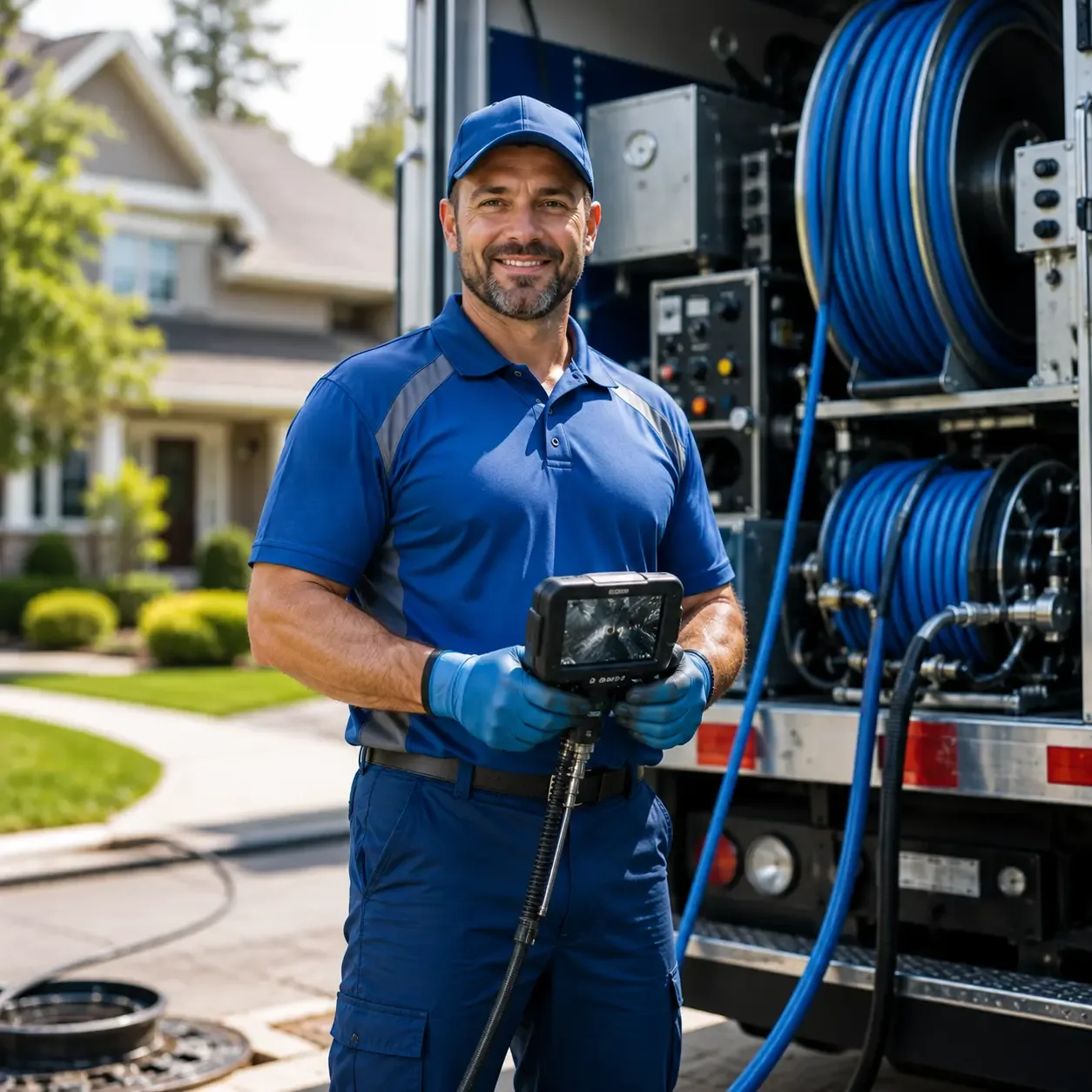 Local outdoor drain cleaning specialists in Evansville, AR